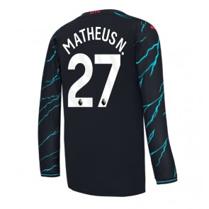 Manchester City Matheus Nunes #27 Tredjetröja 2023-24 Långärmad
